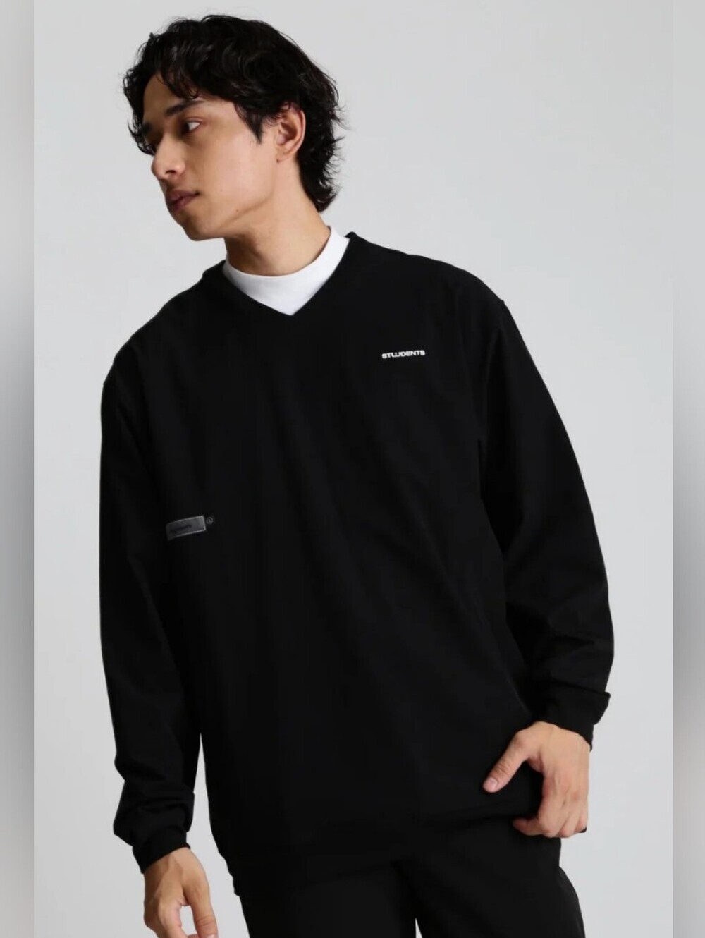 Students Robinson Black Nylon Pullover Jacket "Always a We Never a Me' Size M